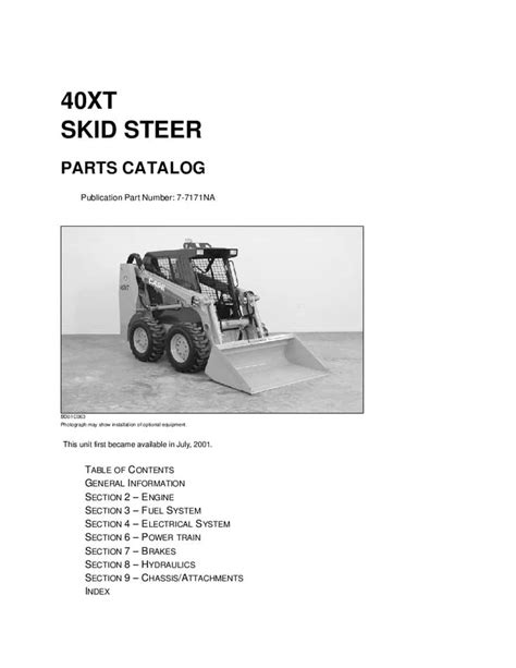 Parts for Case 40XT Uniloaders/Skid Steer Loaders 